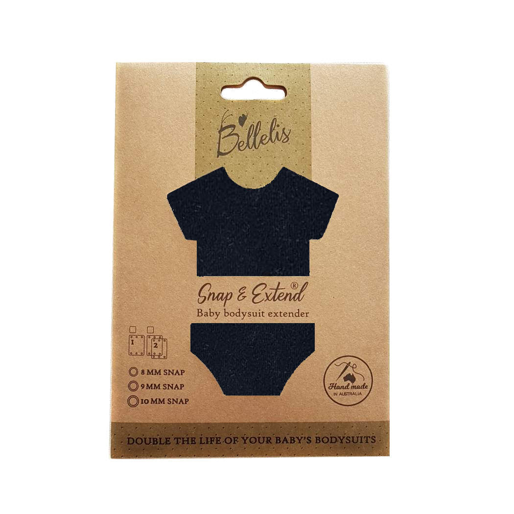 Snap & Extend Bodysuit Extender 9mm & 10mm Twin Pack - Earth Babes